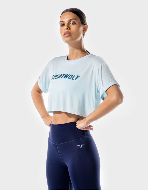 Iconic crop tee (SQUATWOLF)