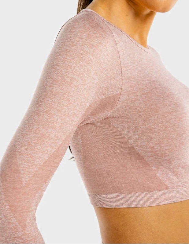 Marl Seamless crop tee (SQUATWOLF)