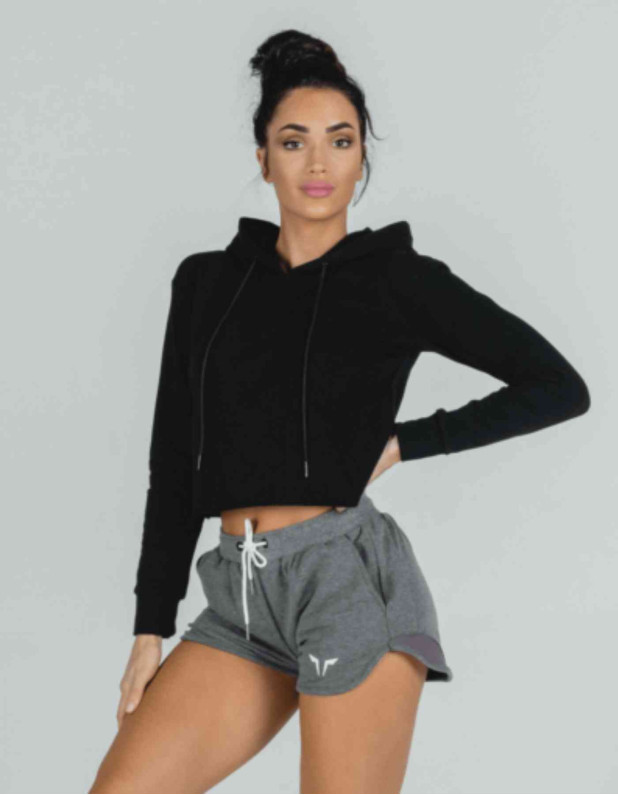 She-wolf crop hoodie (SQUATWOLF)