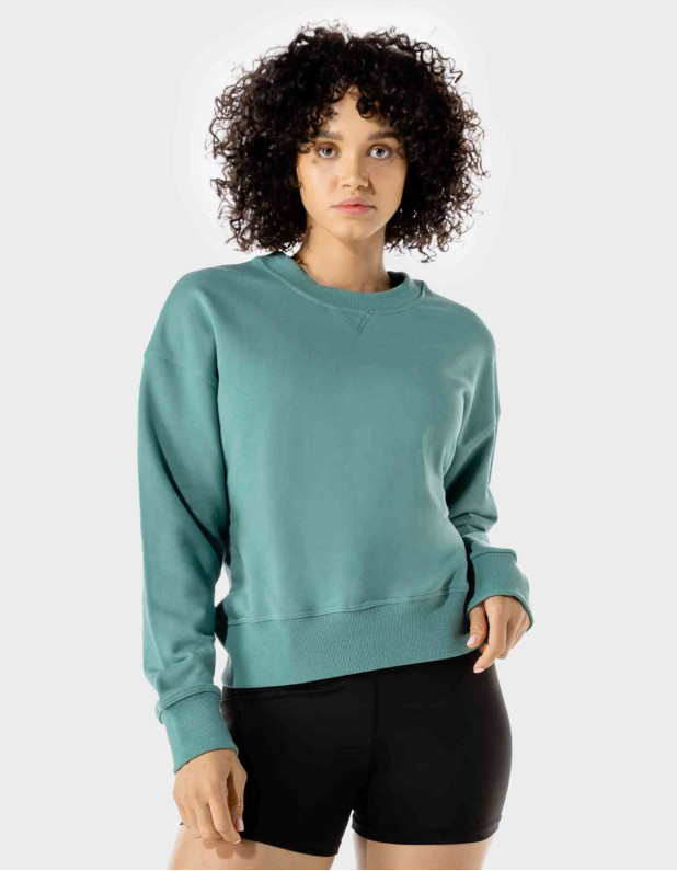 Women's Fitness Sweatshirt (SQUATWOLF)