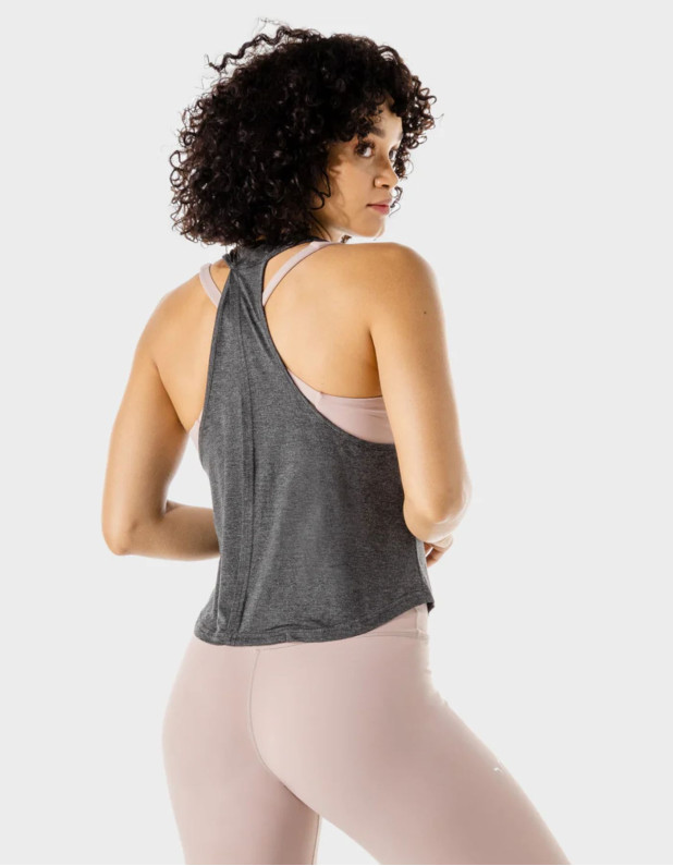 Women's Fitness Wrap-Back Tank (SQUATWOLF)