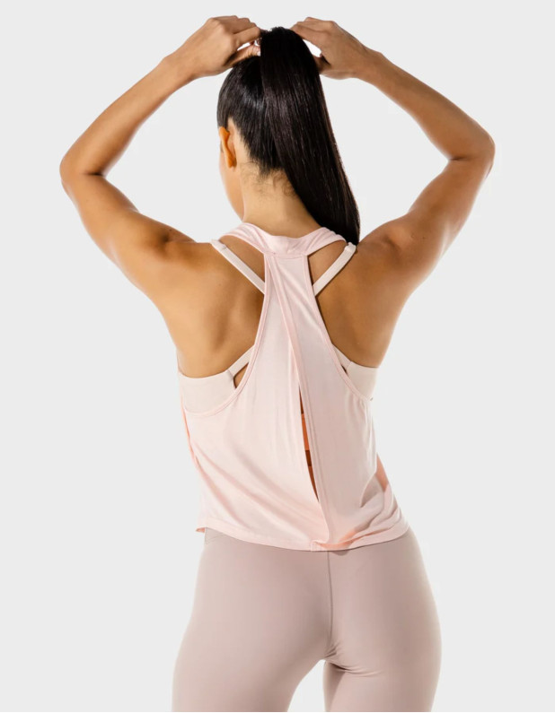 Women's Fitness Wrap-Back Tank (SQUATWOLF)